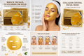 Mască Facială cu Colagen 24K Gold – Hidratare Intensă și Strălucire Naturală 1+1 Gratis